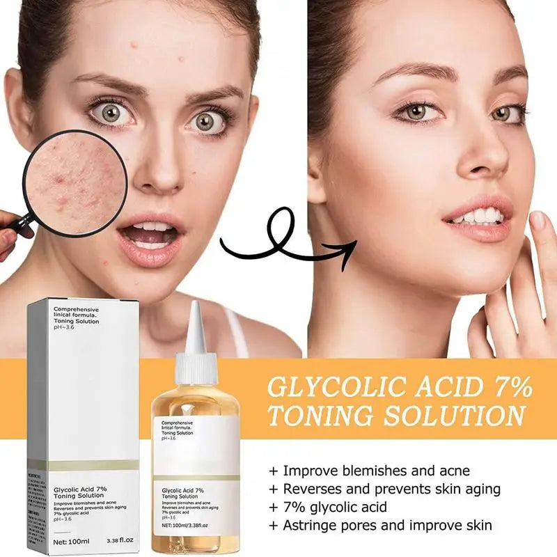 Tónico Facial con Ácido Glicólico al 7%