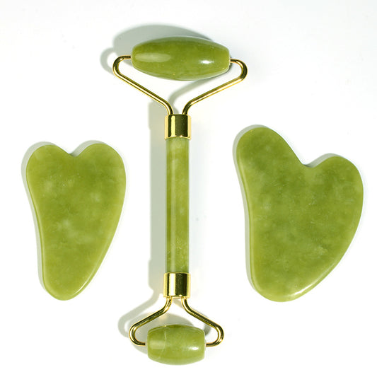 Rodillo Facial de Jade Natural