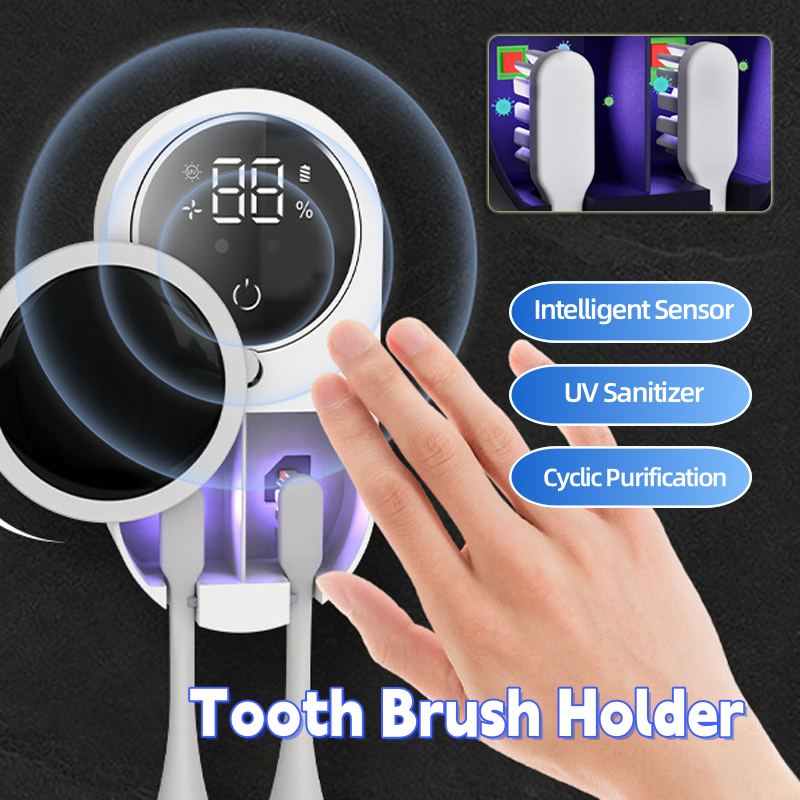 Esterilizador UV para Cepillos de Dientes con Pantalla Digital