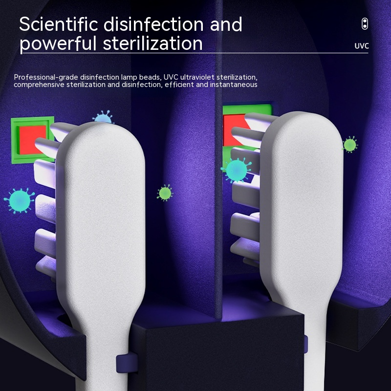 Esterilizador UV para Cepillos de Dientes con Pantalla Digital