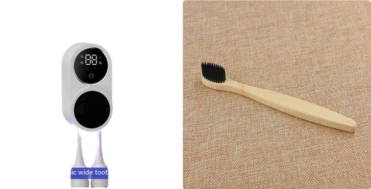 Esterilizador UV para Cepillos de Dientes con Pantalla Digital