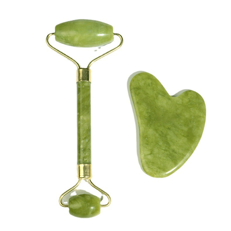 Rodillo Facial de Jade Natural